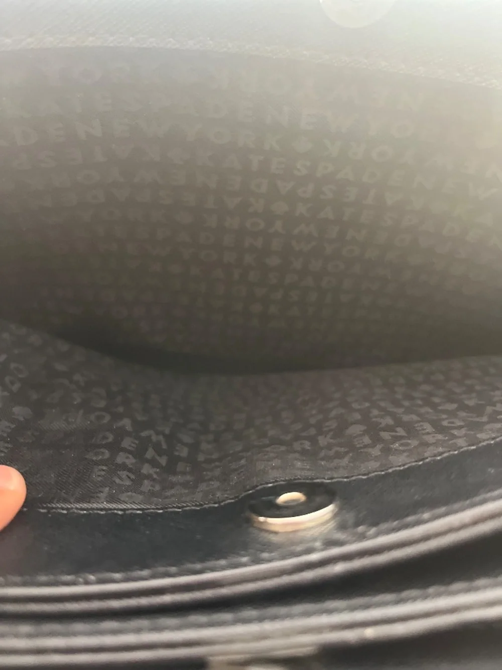 Black Kate Spade Laurel Way Leighann Crossbody Tote bag